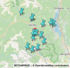 Mappa LOCALITA' POMAROLO- FRAZ, 13019 Varallo VC, Italia (5.81143)
