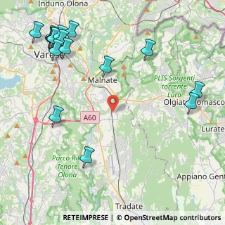 Mappa Via Guglielmo Marconi, 21040 Vedano Olona VA, Italia (5.885)