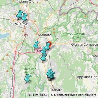 Mappa Via Guglielmo Marconi, 21040 Vedano Olona VA, Italia (4.89462)