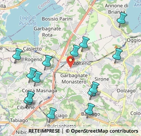 Mappa Via Casa Paradiso, 23847 Molteno LC, Italia (2.37)