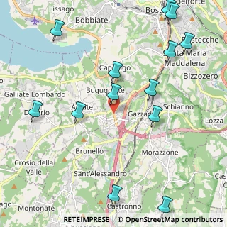 Mappa SP1, 21020 Buguggiate VA, Italia (2.63538)