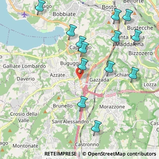 Mappa SP1, 21020 Buguggiate VA, Italia (2.43154)