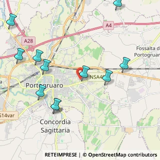 Mappa Via Palazzine, 30026 Portogruaro VE, Italia (2.51273)