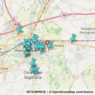 Mappa Via Palazzine, 30026 Portogruaro VE, Italia (1.7645)