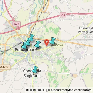 Mappa Via Palazzine, 30026 Portogruaro VE, Italia (1.60909)