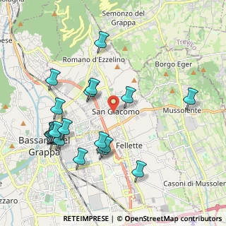 Mappa Via Don Costantin Silvio, 36060 Romano D'ezzelino VI, Italia (2.194)