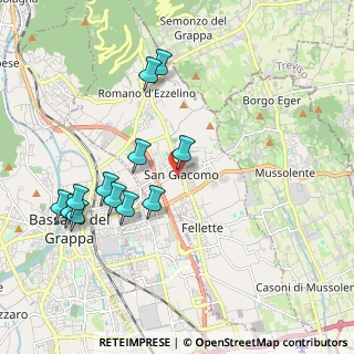 Mappa Via Don Costantin Silvio, 36060 Romano D'ezzelino VI, Italia (2.03)