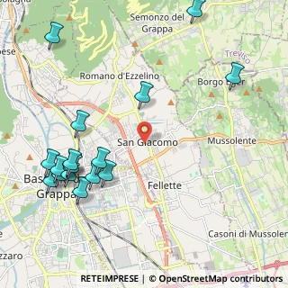 Mappa Via Don Costantin Silvio, 36060 Romano D'ezzelino VI, Italia (2.61647)