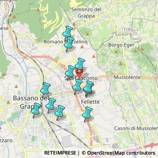 Mappa Via Don Costantin Silvio, 36060 Romano D'ezzelino VI, Italia (1.7175)