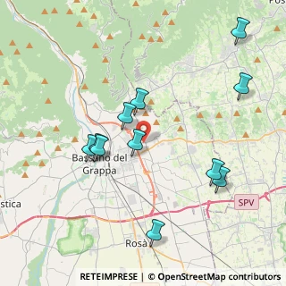 Mappa Via Don Costantin Silvio, 36060 Romano D'ezzelino VI, Italia (4.06091)