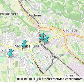 Mappa Via Cordevole, 31044 Montebelluna TV, Italia (0.75)