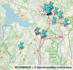 Mappa Via Genova, 21022 Azzate VA, Italia (4.39333)