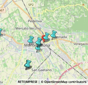 Mappa Via Tegorzo, 31044 Montebelluna TV, Italia (2.20583)
