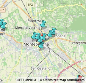 Mappa Via Tegorzo, 31044 Montebelluna TV, Italia (1.93417)