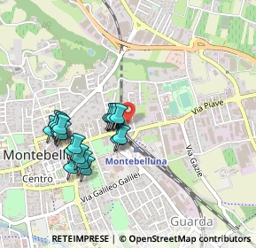 Mappa Via Tegorzo, 31044 Montebelluna TV, Italia (0.4285)