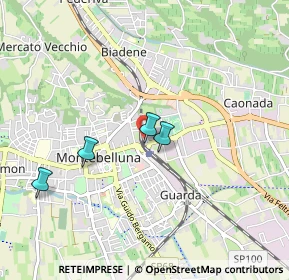 Mappa Via Tegorzo, 31044 Montebelluna TV, Italia (0.7175)