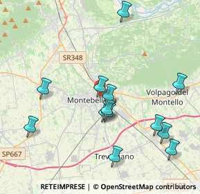 Mappa Via Tegorzo, 31044 Montebelluna TV, Italia (4.12)