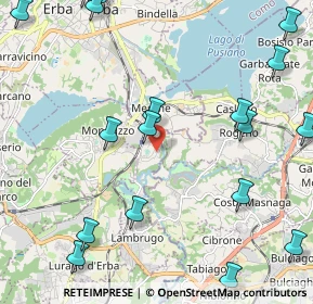Mappa Via Giovanni Segantini, 22046 Merone CO, Italia (2.92167)