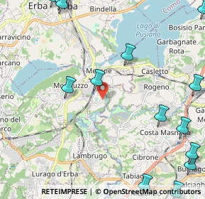 Mappa Via Giovanni Segantini, 22046 Merone CO, Italia (3.27333)