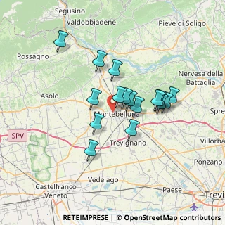 Mappa Via G. Legrenzi, 31044 Montebelluna TV, Italia (5.505)