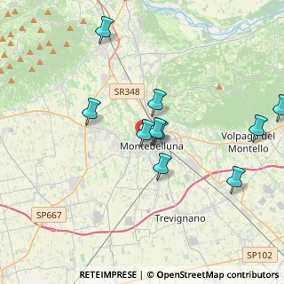 Mappa Via G. Legrenzi, 31044 Montebelluna TV, Italia (4.12909)