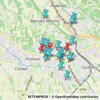 Mappa Via G. Legrenzi, 31044 Montebelluna TV, Italia (0.76105)