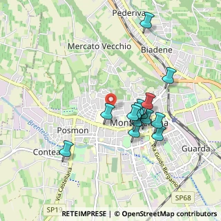 Mappa Via G. Legrenzi, 31044 Montebelluna TV, Italia (0.81429)