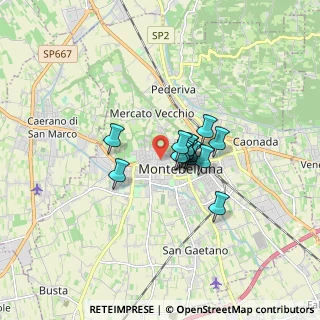 Mappa Via G. Legrenzi, 31044 Montebelluna TV, Italia (0.97)