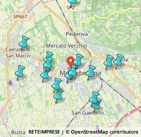 Mappa Via G. Legrenzi, 31044 Montebelluna TV, Italia (1.865)