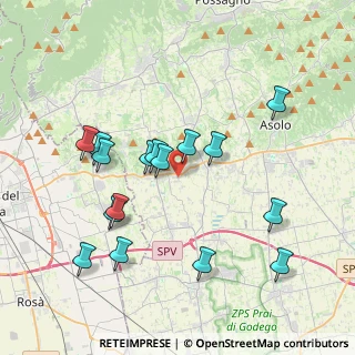 Mappa Via dell'Artigianato, 31020 San Zenone degli Ezzelini TV, Italia (3.865)