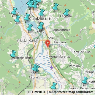Mappa Via Palude, 23801 Calolziocorte LC, Italia (3.295)