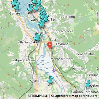Mappa Via Palude, 23801 Calolziocorte LC, Italia (3.198)