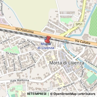 Mappa Via Piave, 6, 31045 Motta di Livenza, Treviso (Veneto)