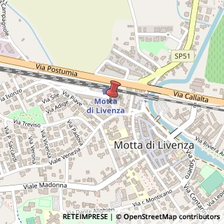 Mappa Via Roma, 15, 31045 Motta di Livenza, Treviso (Veneto)