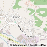 Mapa Sirone