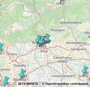 Mappa Via Piave, 36060 Romano D'ezzelino VI, Italia (27.315)