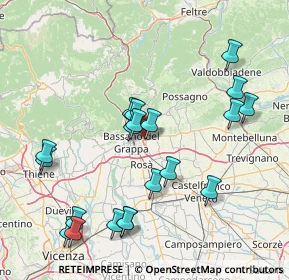 Mappa Vicolo Piave, 36060 Romano D'ezzelino VI, Italia (16.7725)