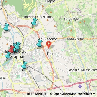 Mappa Via Piave, 36060 Romano D'ezzelino VI, Italia (2.96727)