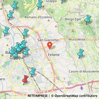 Mappa Via Piave, 36060 Romano D'ezzelino VI, Italia (3.26118)