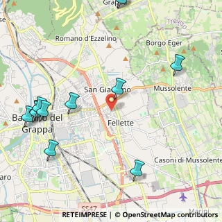 Mappa Via Piave, 36060 Romano D'ezzelino VI, Italia (2.81083)