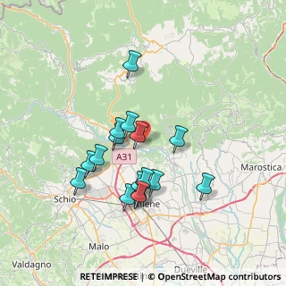 Mappa Via degli Scaligeri, 36030 Caltrano VI, Italia (6.365)
