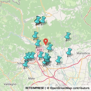 Mappa Via degli Scaligeri, 36030 Caltrano VI, Italia (7.52368)