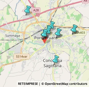 Mappa Via M, 30026 Portogruaro VE, Italia (1.33167)