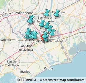 Mappa Via M, 30026 Portogruaro VE, Italia (9.65438)