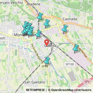 Mappa Via Cal di Piazza, 31044 Montebelluna TV, Italia (1.02571)