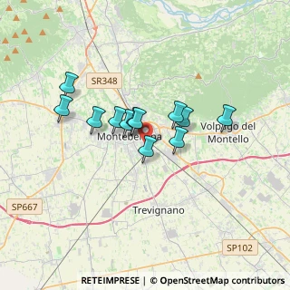 Mappa Via Cal di Piazza, 31044 Montebelluna TV, Italia (2.53)