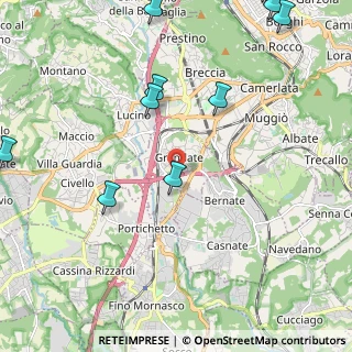 Mappa Via leopardi, 22070 Grandate CO, Italia (3.30231)