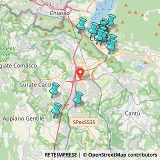 Mappa Via leopardi, 22070 Grandate CO, Italia (4.6)