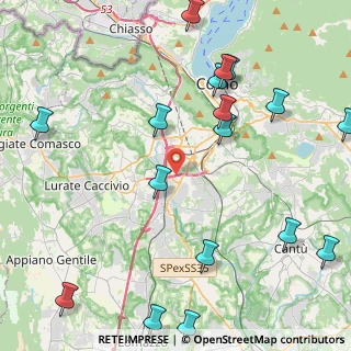 Mappa Via leopardi, 22070 Grandate CO, Italia (5.60765)