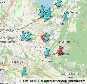 Mappa Via Castello, 23843 Dolzago LC, Italia (2.04)